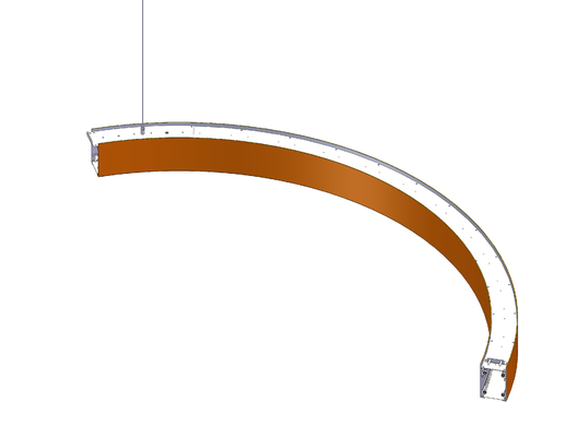 Recessed Round Linear Pendant Light Customized Round Linear Light